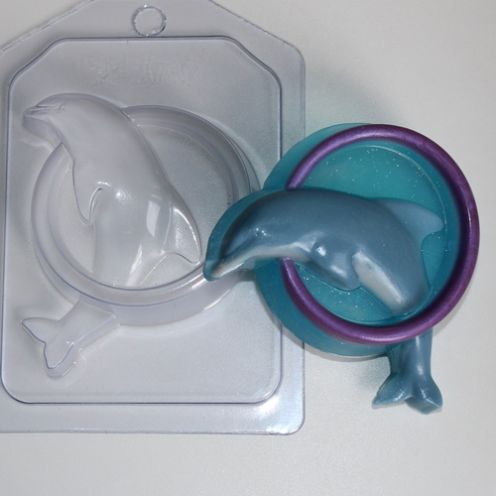 Форма для мыла Дельфин в обруче