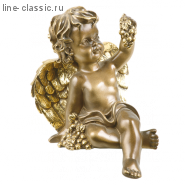 Скульптура Империя Богачо Ангел с виноградом (22166 Б)