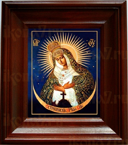 Остробрамская икона Божьей Матери (21х24), простой киот