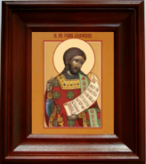 Икона Роман Сладкопевец. Икона святого Романа Сладкопевца.