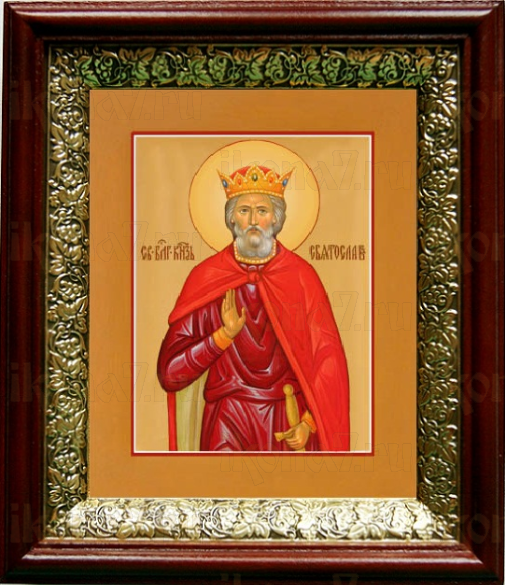 Святослав (19х22), темный киот