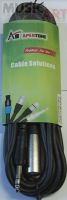 Apextone AP-2106/5 Кабель XLR(M) <-> Jack стерео, 5м