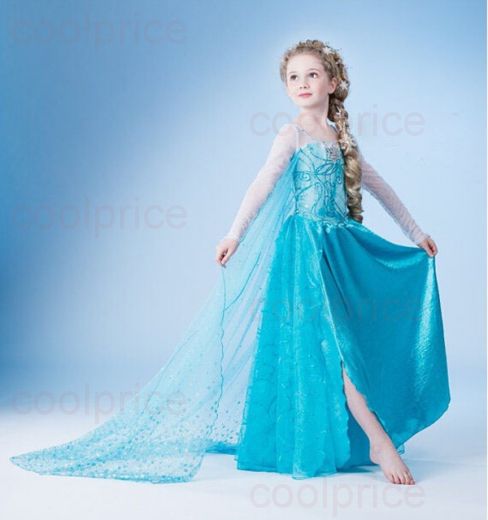 Платье принцессы Эльзы детское
