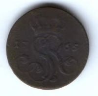1 грош 1765 г. Польша
