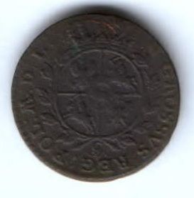 1 грош 1765 г. редкий год Польша