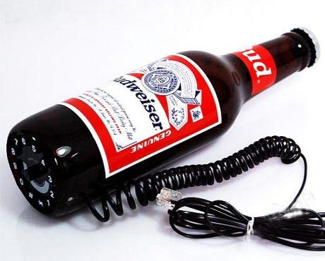 Телефон Бутылка пива " Budweizer", "Carlsberg"