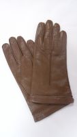Перчатки демисезонные кожаные мужские HRAD 4033 (silk) Chestnut