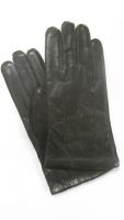 Перчатки зимние кожаные мужские HRAD 8031 (wool) Black