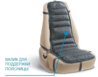 Ортопедический матрас на автомобильное сиденье Lux Trelax