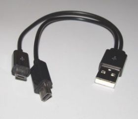 USB - Mini USB - micro USB кабель