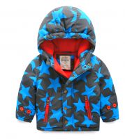куртка для мальчика зимняя со звездами