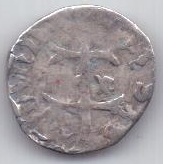 денар 1387-1437 гг. Венгрия