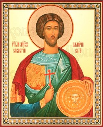 Икона Валерий Севастийский (рукописная)