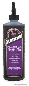 Полиуретановый клей для дерева Titebond Polyurethane Liquid Glue 2300 коричневый (рабочее время 20 мин) 357 мл
