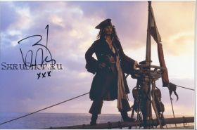 Автограф: Джонни Депп, (Пираты карибского моря)
