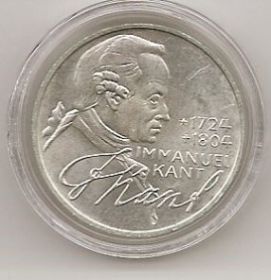 250 лет со дня смерти Эммануила Канта  5 марок Германия 1974 D