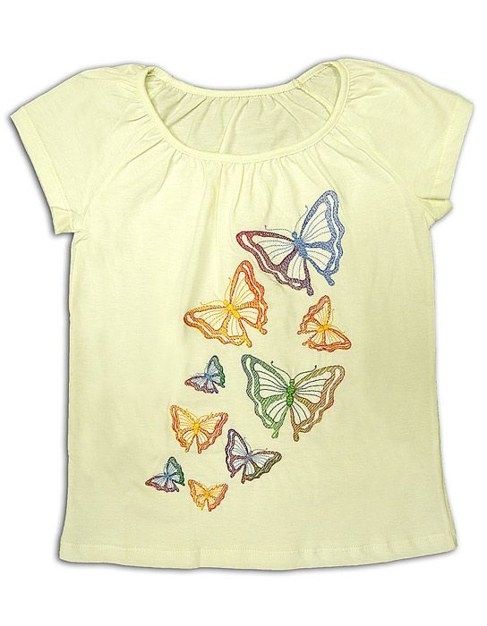 Блуза для девочки Бабочка