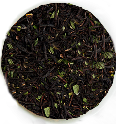Мятный чай - черный чай с натуральным ароматизатором.