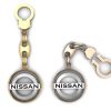 Золотой брелок Ниссан "Nissan".