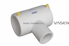 Электросварной ППР тройник 75мм. VASEN PPR PN25 SDR6