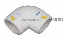 Электросварной ППР отвод 90гр. 160мм. VASEN PPR PN25 SDR6