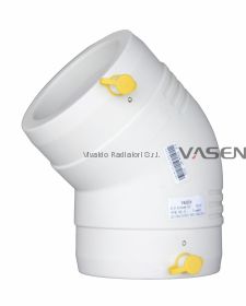 Электросварной ППР отвод 45гр. 90мм. VASEN PPR PN25 SDR6