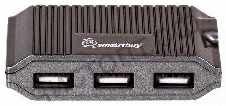 USB HUB USB-хаб Smartbuy Lunar черный (SBHA-177-K)