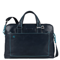Кожаная сумка Piquadro CA3335B2/BLU2 синяя