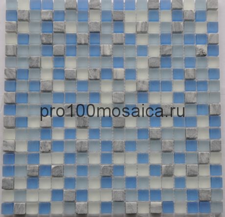 GS083 (8мм) Мозаика серия GLASSTONE,  размер, мм: 300*300 (КерамоГраД)