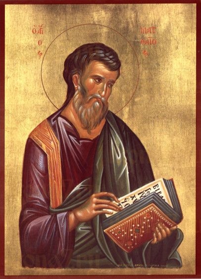 Икона Матфей, апостол (рукописная)