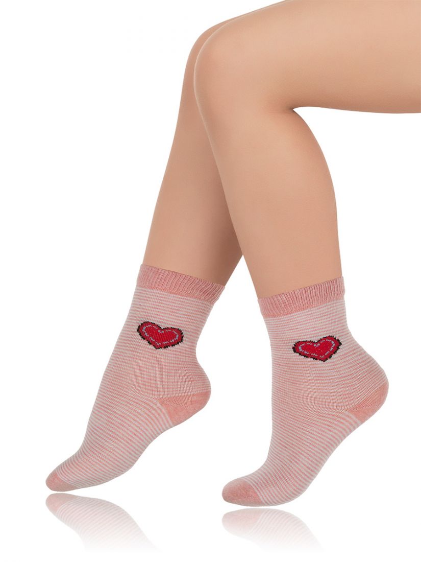 Носки детские розовые для девочки 3-4 лет