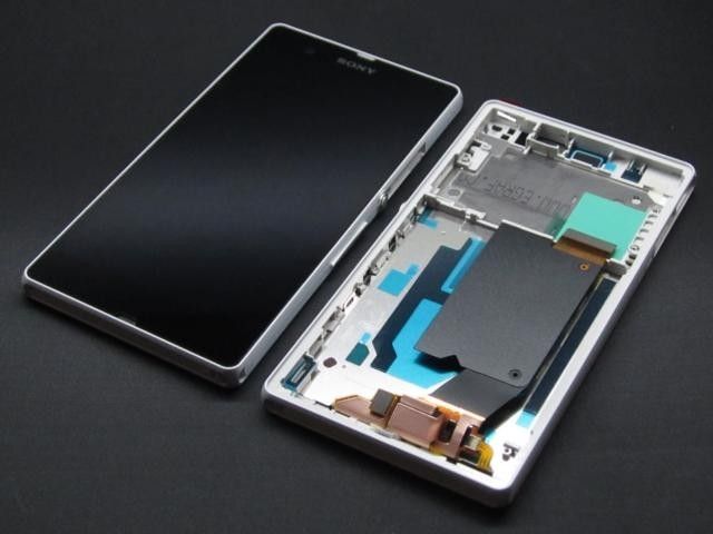LCD (Дисплей) Sony C6602 Xperia Z/C6603 Xperia Z/C6606 Xperia Z  (в сборе с тачскрином) (в раме) (white) Оригинал