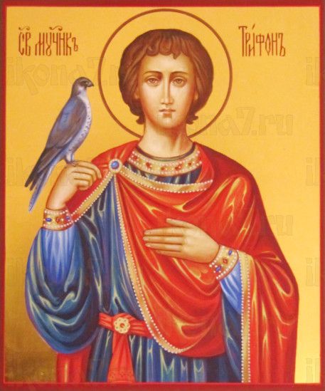 Икона Трифон Апамейский (рукописная)