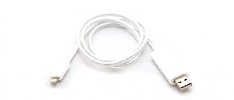 Кабель USB Apple iPhone 5/5C/5S/5/6/6 Plus/iPad 4/mini/iPod Touch 5/Nano 7 (white/blue) Светящийся!!!