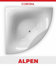 Акриловая ванна Alpen Corona 150x150 без гидромассажа