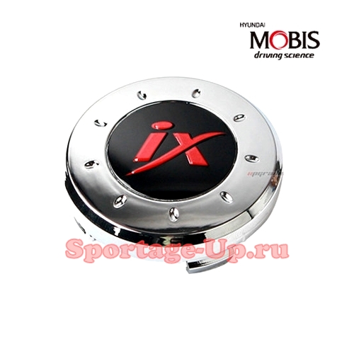 Колпаки колёсных дисков для Hyundai, красная "IX", MOBIS