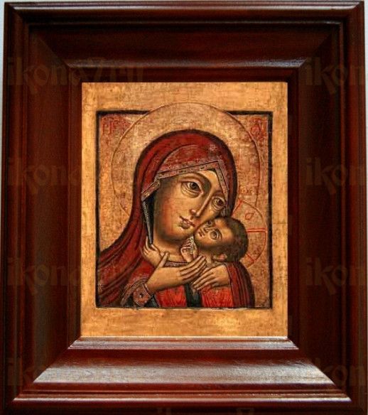 Касперовская икона Божьей Матери (21х24), простой киот