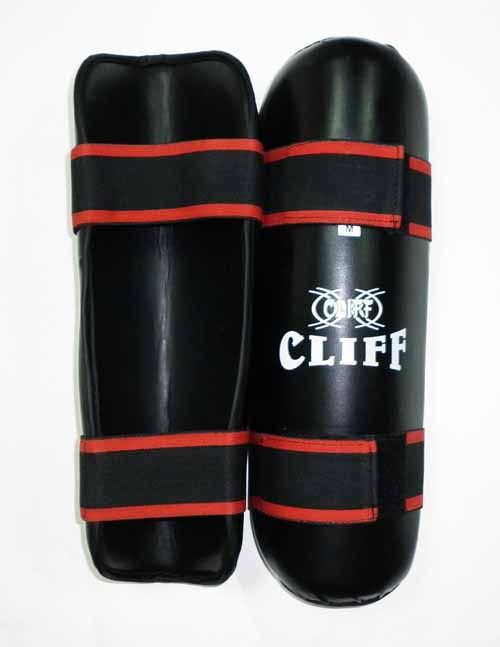 Защита голени CLIFF, (материал DX)  чёрная размер L