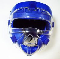 Шлем маска CLIFF, кожа, синий, размер L, Пакистан