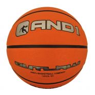 Баскетбольный мяч AND1 Outlaw orande/black