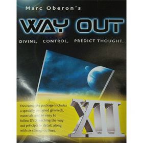 Way Out XII by Marc Oberon (реквизит + обучение) 16 бланков