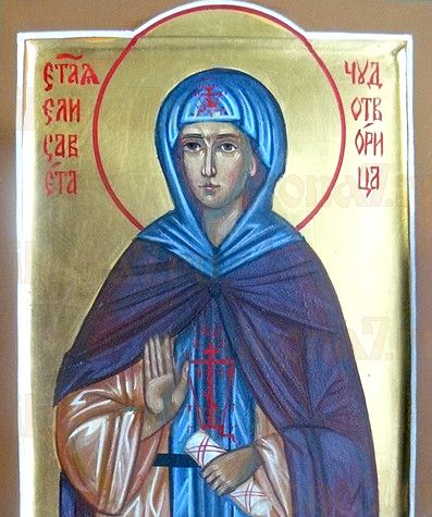 Икона Елизавета Чудотворица (рукописная)
