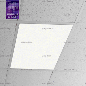 Светильник Armstrong светодиодный встраиваемый   IP40   35 Вт   3483 Лм   5000 К (дневной свет)     Матовый (опал)   ДВО01-35-001