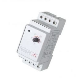 Терморегулятор для теплого пола Devi D-330, +5°C-+45°C с датч. на проводе. Установка на шину DIN.