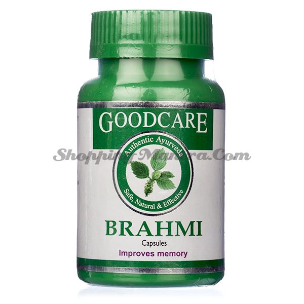 Брами (Бакопа) для укрепления памяти и нервов капсулы Goodcare Pharama Brahmi Capsules