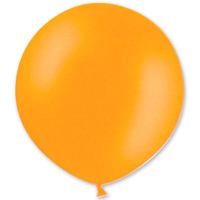 Воздушный шар оранжевого цвета, размер 114 см