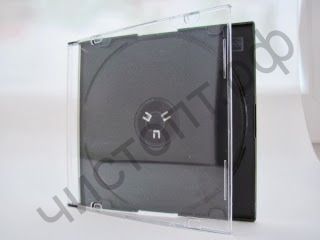 CD BOX Slim тонк. 5мм BLACK тонкий черный /200/