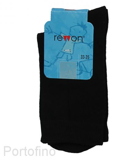 Носки черные однотонные для мальчиков Rewon (Польша)