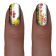 Слайдер-дизайн для ногтей жёлтый Букет Цветов