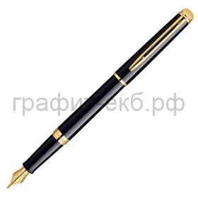 Ручка перьевая Waterman Hemisphere GT черная/позолота 12053/S0701900/S0920610
